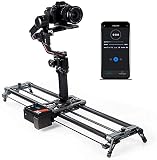 YC Onion Motorized Camera Slider 80cm/31'' APP Control Carbon Fiber Loads up to 20kg/ 44.09Lb horizo