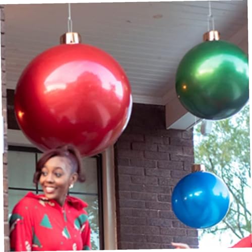 Boule Gonflable de Noël déco extérieure grand format pour jardin et terrasse - 8