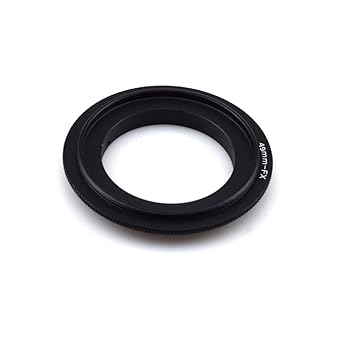 49MM FX Macro Reverse Adapter Ring &for Fujifilm FX X Mount X-A5 X-A20 X-A10 X-A3 X-A2 X-A1 X-T2 X-E3 X-E2S X-E2 X-E1