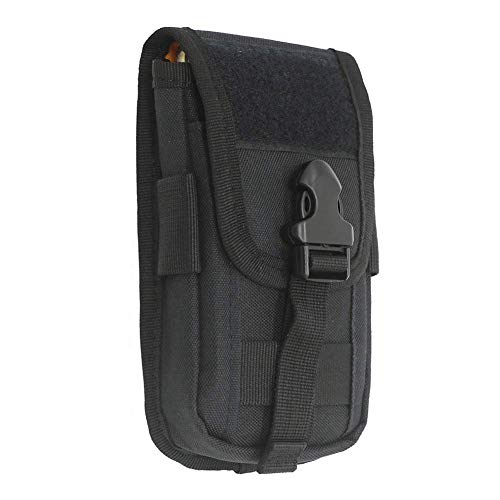 SUMSEA Taktische Tasche Hüfttasche für Damen und Herren ideal zum Laufen Radfahren Wandern Camping Klettern Reisen Feiertagen (Black) Cover