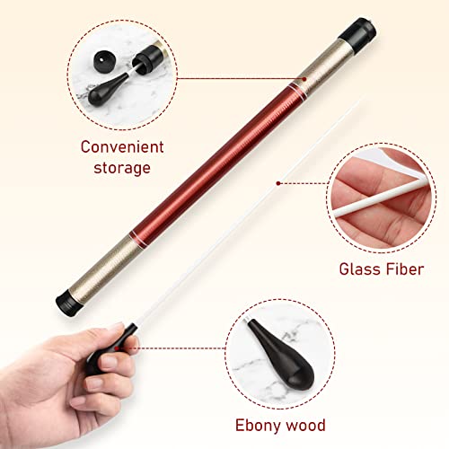 Sdarming Conducting Baton, Conductor Baton, Music Baton, Orchestra Baton With Storage Cylinder Ebony Handle, Music Baton For Choral Orchestral Concerts (Ebony Handle) #TOP1