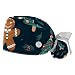 Christmas Gingerbread Man 2 Pcs Unisex Scrub Caps Women with Button Adjustable Hats Surgical Bouffant Caps for Women