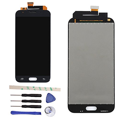 Draxlgon Screen Replacement for Galaxy J3 2017 Prime SM-J327 J327R4 J327T J3 Amp Prime 2 SM-J327AZ J3 Emerge J327A J327P J3 V 2017 LCD Display Touch Screen Digitizer Glass Assembly Black
