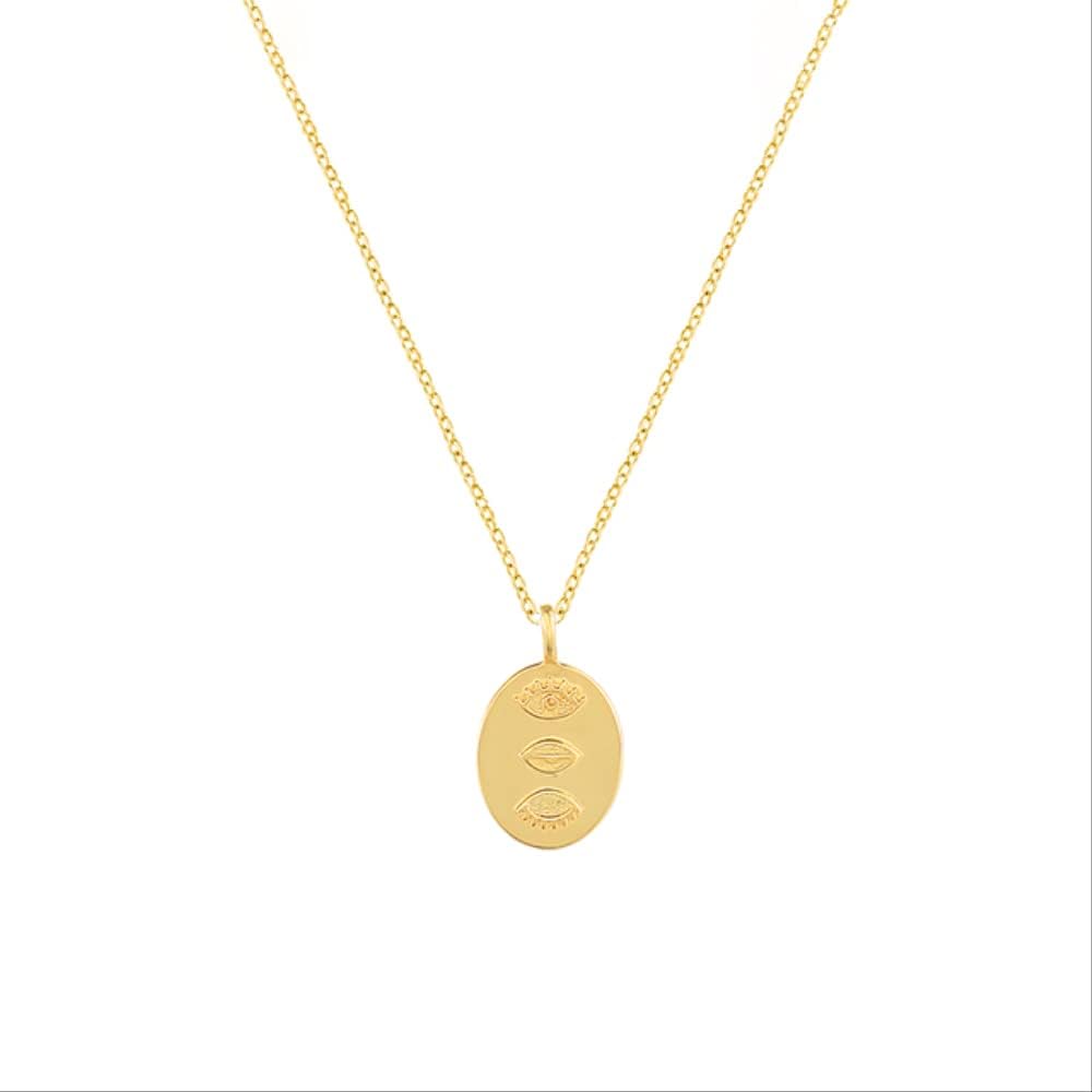 925 cross moon pendants necklace for women ladies collares