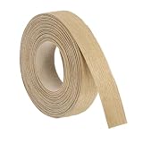 QUARKZMAN 7/8 Zoll x 25ft Furnierkantenband Vorgeleimtes Flexibles Eschenholz Kantenband Bügeln Mit Heißschmelzkleber Holzband Für Schrankreparatur Und Möbelrestaurierung