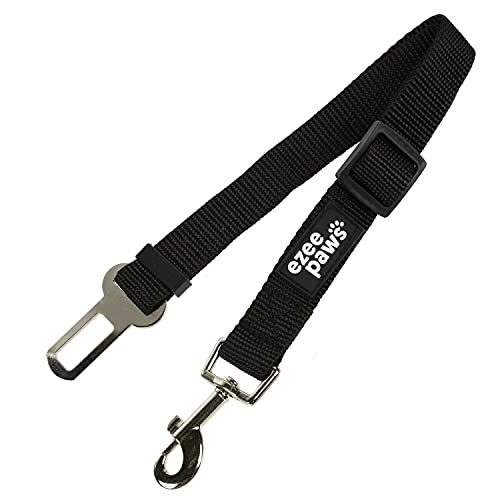 Ezee Paws Dog Seat Belts for Car 4 Pack Dog Car Harness, Travel Dog Accessories, Adjustable Dog Seat Belt Safety Restraints (Black) - Image 2