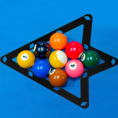 PATIKIL 6 Stück Magic Rack, 8, 9 und 10 Ball Combo Pack Magic Ball Rack Sheet Pool Rack Tisch Ballhalter Billardzubehör