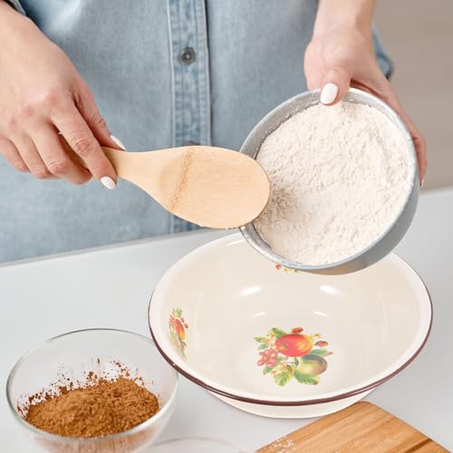 Tazón vintage esmaltado 28 cm diámetro para cocina miniatura 5