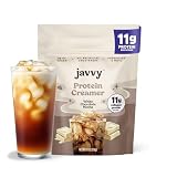 Javvy Protein Coffee Creamer – Sugar Free Creamer with 11g of Collagen, MCT Oil, Keto Coffee Creamer Powder for Hair, Skin & Nail Support, White Chocolate Mocha, 1 Pack