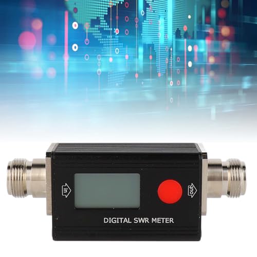 SWR Meter digital haute précision avec grand écran rétroéclairé portable