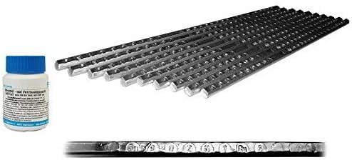 FELDER Bâtonnets sans plomb pour barres plates Sn90Zn7Cu3 90 % Sn, 7 % Zn, 3 % Cu 250 g - 10 kg 1 barre d'environ 215 g