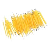 Uonlytech 120 Stück Warmlicht Glühfaden Filamente Flexible Robuste Lampenfilamente für Einfache Reparatur Energieeffizient Helle Beleuchtung für Zuhause und Büro