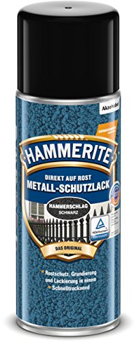 Hammerite Metallschutzlack Spray Hammerschlag, 3in1- Rostschutz, Schwarz, 400 ml Hammerite Metallschutzlack Spray Hammerschlag, 3in1- Rostschutz, Schwarz, 400 ml