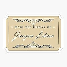 decal Pack of 2 3in Stickers - Magnus Leitner Jurgen The Archives TMA Sticker Graphic - Die Cut Sticker, High Resolution Top Grade Vinyl