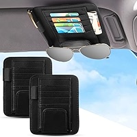 Aazon.co: Car Sun Visor Organizer, Sunglass Holder And Storage Pocket - View #4