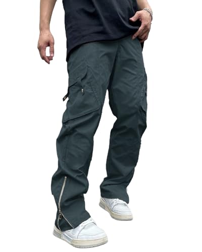 Image of Noble Monk Men's Cargo Pant | Drawstring | Solid Cargo | Multi Pockets Trackpant