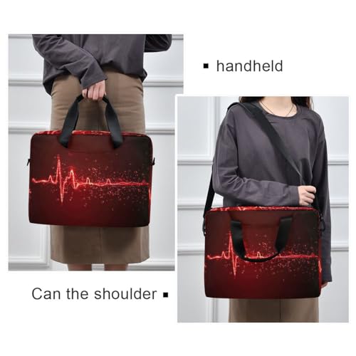Funda para laptop 15.6 pulgadas con asa y correa miniatura 2