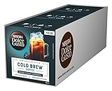 Schnell: Kapsel in die NESCAFÉ Dolce Gusto Kaffeemaschine einlegen und mit der Kaltgetränke-Funktion in weniger als 1 Minute 300 ml Cold Brew Coffee genießen