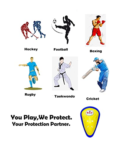 Image of SSS Octopus Abdominal Guard with Extra Soft Rubber Edges (Youth, Yellow)