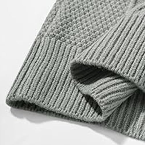 Men Shawl Collar Button Placket Sweaters Cable Knitted Button Down Sweaters Chunky Fall Winter Outwear Cardigan2