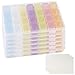 Tosnail 5 Pack 28 Grids Plastic Craft Organizer Case Diamond Storage Box Adjustable Storage Boxes - Great for Sewing, Crafting, Beading, Nail Art Rhinestones, Jewelry, Diamond Embroidery (Multicolor)