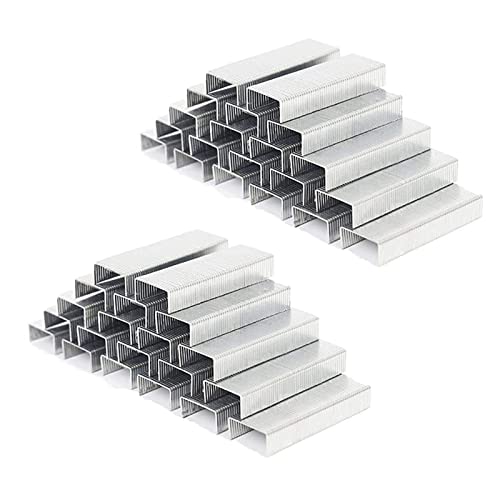 acdokuk Lot de 6 000 agrafes 26/6 - Largeur : 11,5 mm - Épaisseur des agrafes : 6 mm - Papier et documents - Convient pour la plupart des agrafeuses traditionnelles Cover
