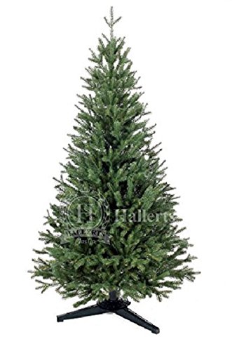 Original Hallerts® Spritzguss Weihnachtsbaum Oxburgh 120 cm als Edeltanne - Christbaum zu 100% in Spritzguss PlasTip® Qualität - schwer entflammbar nach B1 Norm Cover