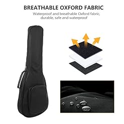 Generic Housse pour ukulélé de concert rembourrée en tissu Oxford extra épais pour instruments de musique Sac de… – Image 2