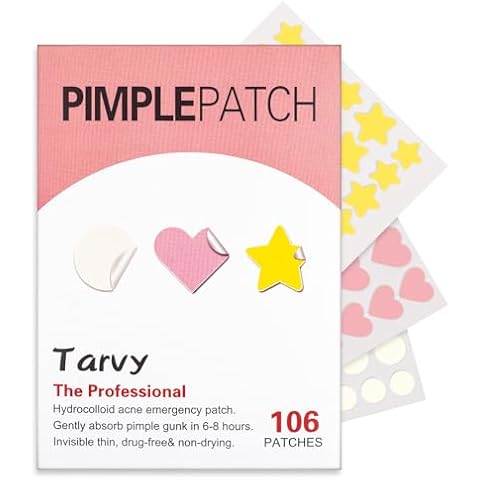 TARVY Invisible Spot Cover - Absorbing Cover, Skin Care, Facial Stickers, 4 Sizes (300 Count) Cover