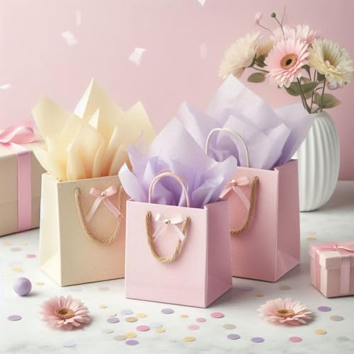 Creavvee Seidenpapier 50x70 cm, Hellviolett/Helllila 28 Blatt, F7171