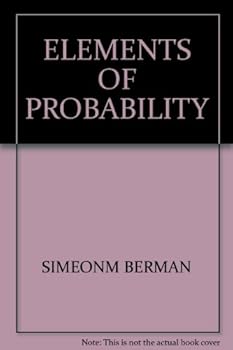 Hardcover The elements of probability (The Addison-Wesley series in behavioral science) Book
