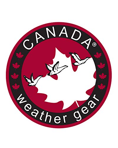 Image of CANADA WEATHER GEAR Mens Winter Bomber Jacket - Heavyweight Winter Coats Weather Resistant Faux Fur Hood Insulated Ski Jacket