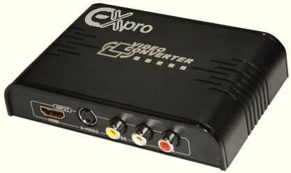 Ex-Pro Av-Pro RCA Phono AV Audio Video/S-VHS und HDMI-Adapter mit Upscaler zu HDMI-Ausgang