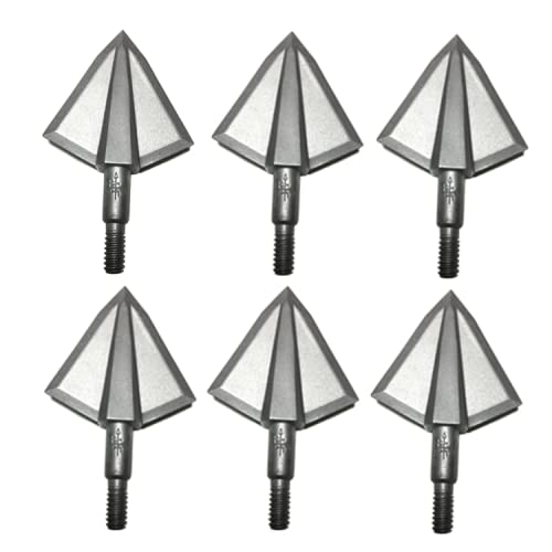 JIANZD 125/150Grain Hunting Roar Broadheads Archery Arrow Heads 2Blades for Compound Bow (150-Grain)