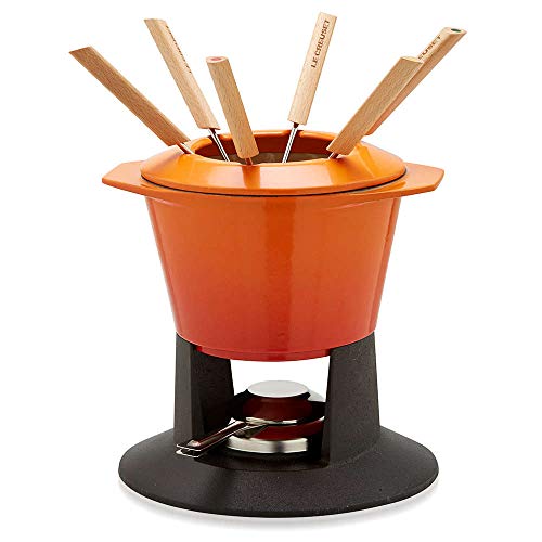LE CREUSET Fondue de Ferro Gourmand Laranja 1,6L