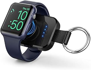 Portable Wireless Charger for Apple Watch,1000mAh iWatch Charger Magnetic Keychain Power Bank, Travel Charger for Apple Watch Series 8,7,6,5,4,3,2,1, SE,45/44/42/41/40/38/49mm,Airpods pro