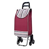 Un coche de doble propósito, quitar la bolsa se puede utilizar como equipaje de carro, almacenamiento plegable, no ocupa espacio, rueda de goma, mute resistente al desgaste, diseño de rayas verticales de deslizamiento de superficie.