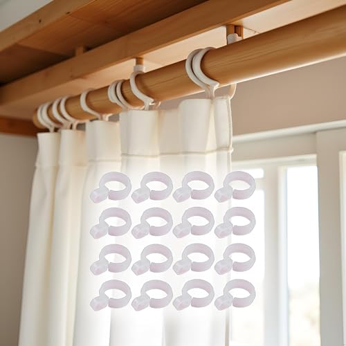 50 Pcs White Plastic Windproof Hanger Hooks Clothes Hanger Buckle Clip Laundry Hanging Hooks Closet Rod Hanging Tool for Drying Rack Suit Hangers Clothes Hangers - Thumbnail 4