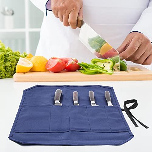 Funda de cuchillo de lona encerada resistente de 16 onzas para proteger filos valiosos 7