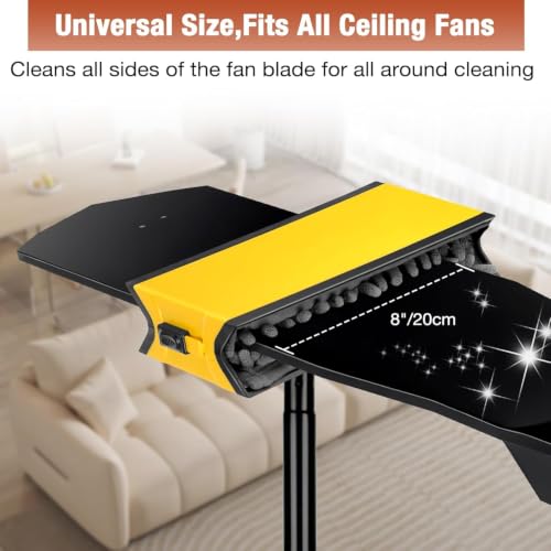 CLDREAM Ceiling Fan Cleaner Duster with Extension Pole 3Ft — view 2