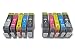 Produktbild vhbw 10x kompatible Ersatz Tintenpatrone Druckerpatrone Set kompatibel mit Drucker Ersatz für HP 655, CZ109AE, CZ110AE, CZ111AE, CZ112AE