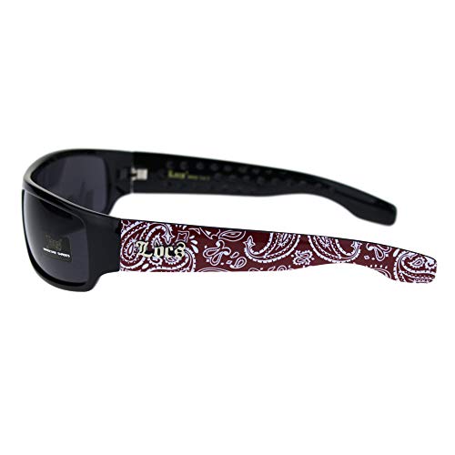 Image of Locs Mad Dog Hardcore Gangster Cholo Narrow Rectangular Sunglasses