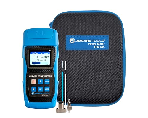 Jonard Tools FPM-50A High Precision Fiber Optic Power Meter (-50 to +26 dBm) ...