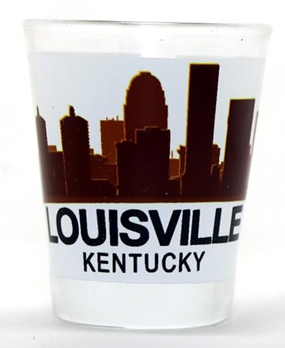 Louisville (Kentucky Coucher de soleil Skyline Verre à liqueur