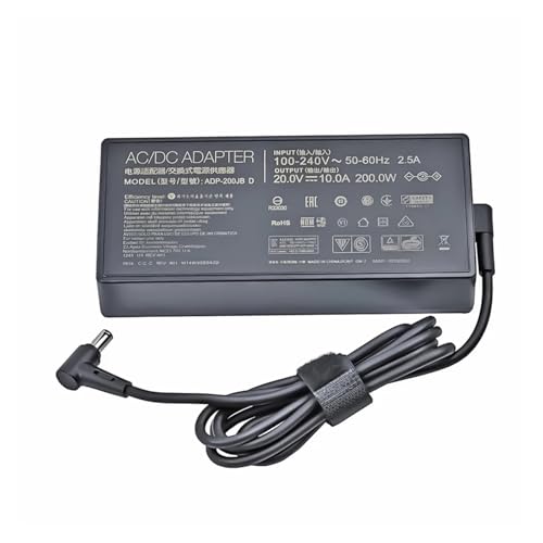 Adaptateur ordinateur portable 200W chargeur 20V 10A alimentation PC portable embout 6.0 3.7mm