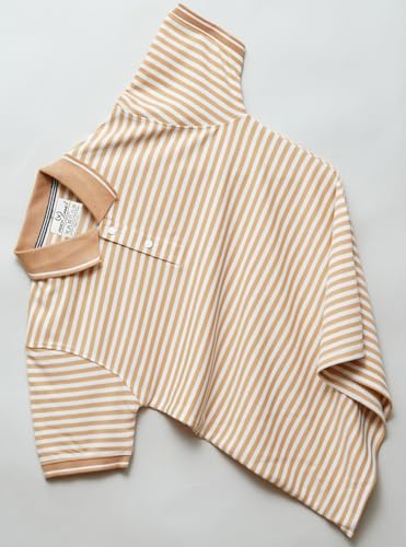 Image of Mack Jonney Men's Striped Cotton Rich Collar Neck T Shirt | Collar Tshirts | Half Sleeves | Striped-Regular Fit-MM423-nw