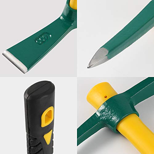 Azadón de jardín KEILEOHO 15 pulgadas con mango de goma miniatura 5