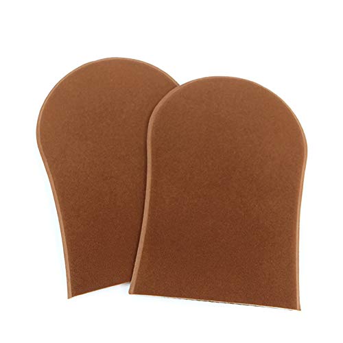 Gloves Applicator&Premium Self Tanning Applicator Mitts, Facial Tanning Mitts, single sided Microfiber Sunless Glove, sunless tanning mitt with 4 Large Mitts Gloves (2Brown+2Black) - Thumbnail 2