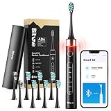 Bitvae Bluetooth Electric Toothbrush with Pressure Sensor, ADA Accepted, Ultrasonic Toothbrush with