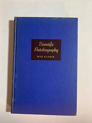 Scientific Autobiography and Other Papers. With... B0010ZS5II Book Cover